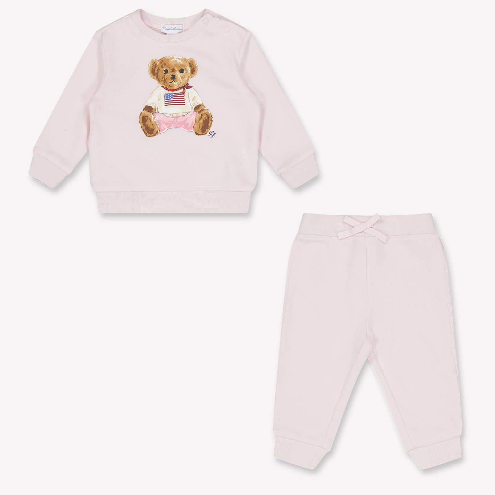 Ralph Lauren Baby Girls Jogging suit In Light Pink