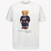 Ralph Lauren Kinder Jongens T-Shirt In Wit
