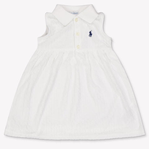 Ralph Lauren Baby Meisjes Jurk In Wit