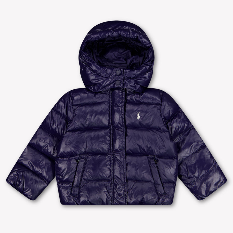 Ralph Lauren Kinder Meisjes Winterjas In Navy