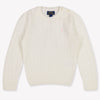 Ralph Lauren Kids Girls Sweater In OffWhite