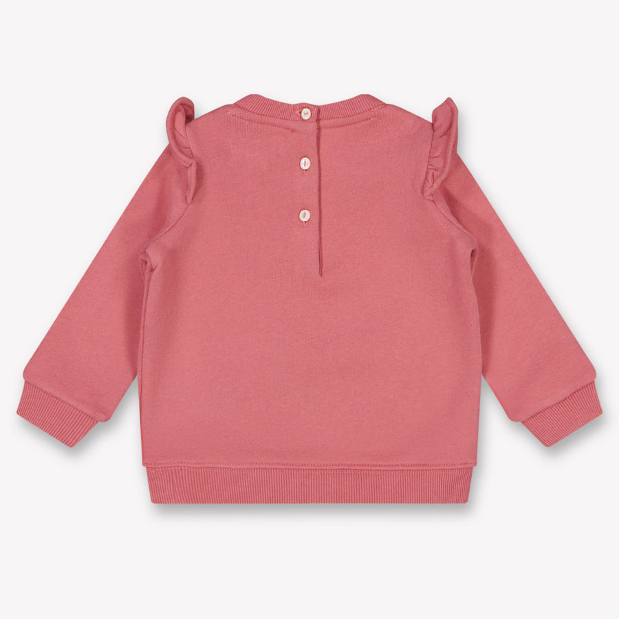 Ralph Lauren Baby Girls Sweater In Old Pink