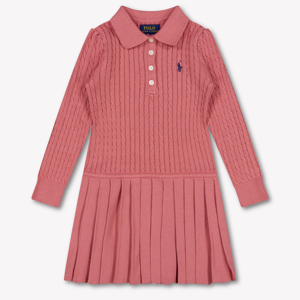 Ralph Lauren Kinder Meisjes Jurk In Oud Roze