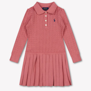 Ralph Lauren Kinder Meisjes Jurk In Oud Roze