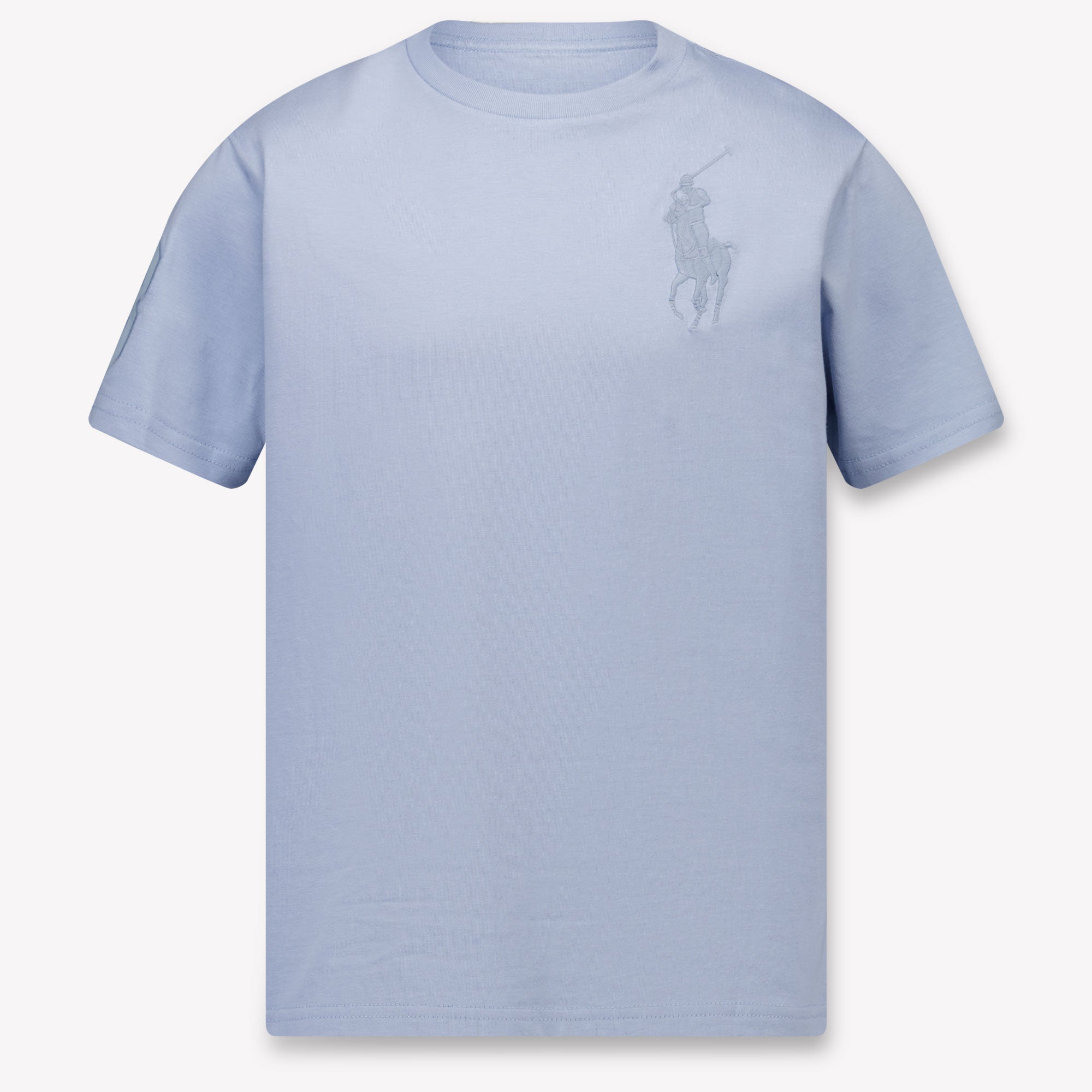 Ralph Lauren Kinder Jongens T-Shirt In Licht Blauw