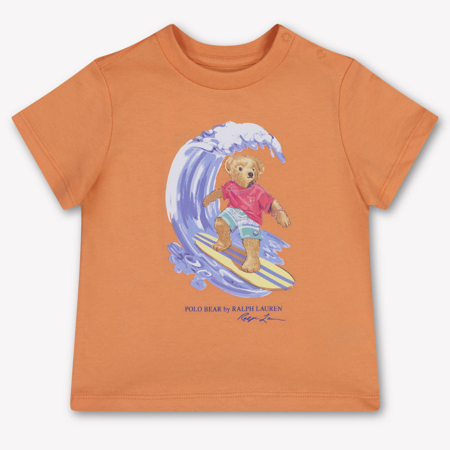 Ralph Lauren Baby Jongens T-Shirt In Zalm