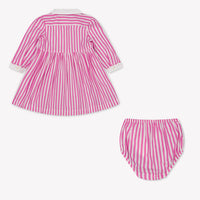 Ralph Lauren Baby Meisjes Jurk In Fuchsia
