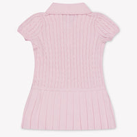 Ralph Lauren Baby Meisjes Jurk In Licht Roze
