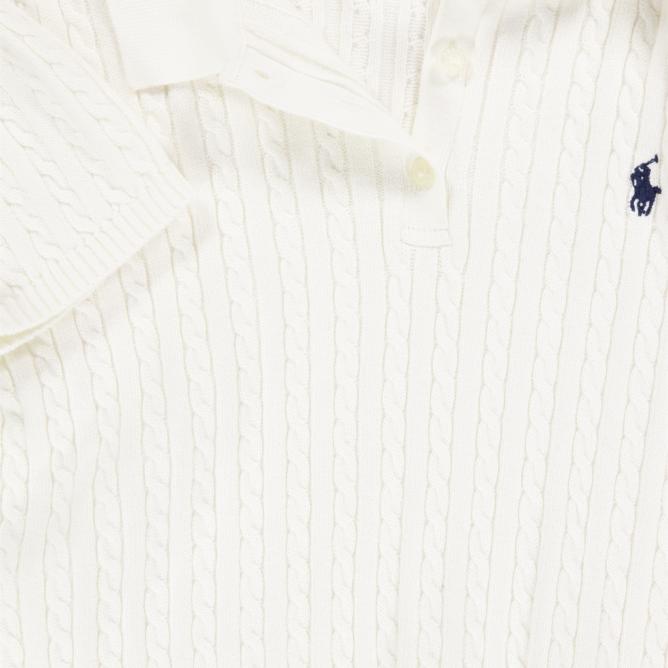 Ralph Lauren Kinder Meisjes Polo In Wit