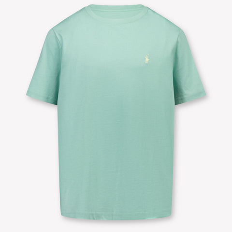 Ralph Lauren Kids Boys T-Shirt In Light Green