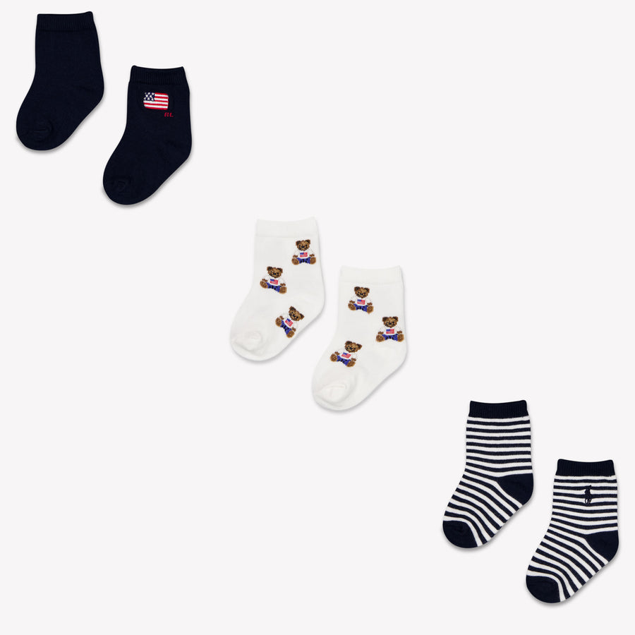 Ralph Lauren Baby Jongens Sokjes In Navy