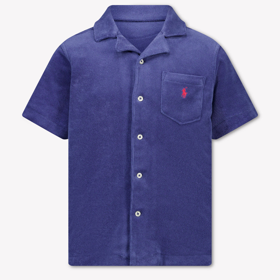 Ralph Lauren Kids Boys Blouse In Navy