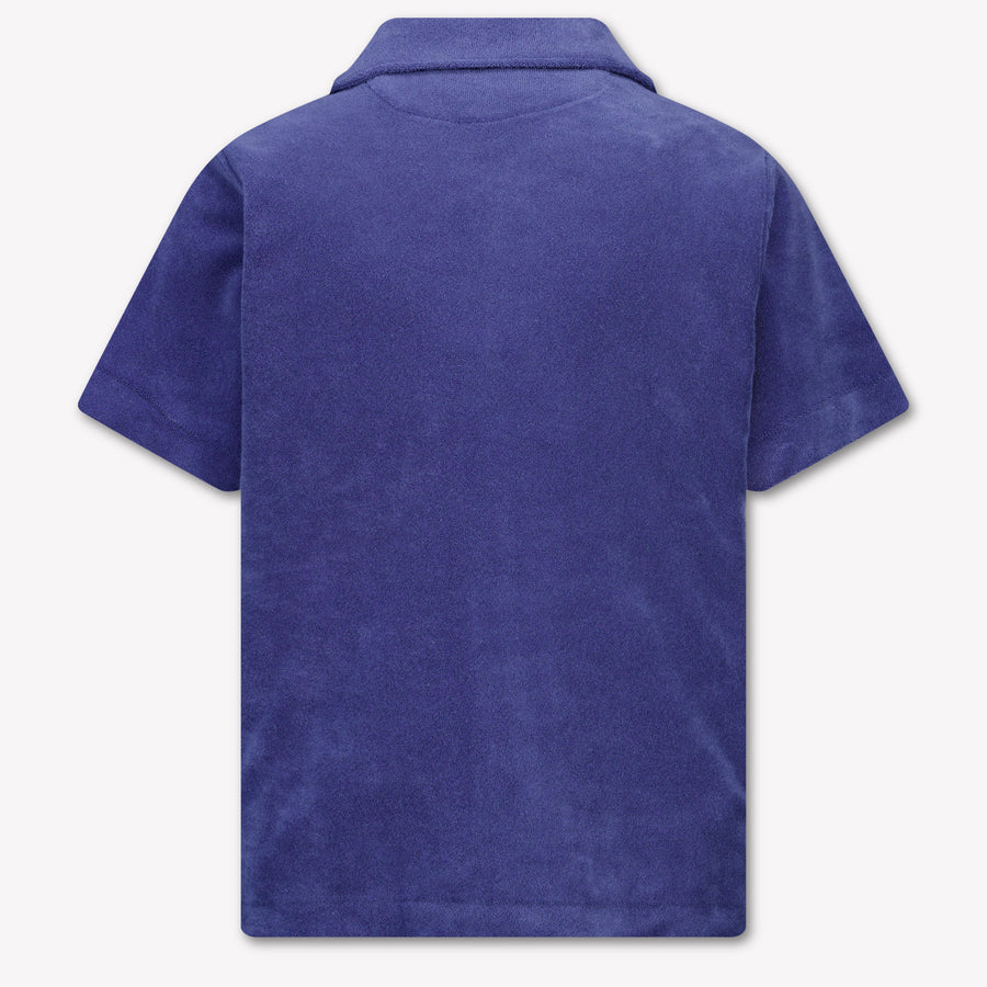 Ralph Lauren Kids Boys Blouse In Navy