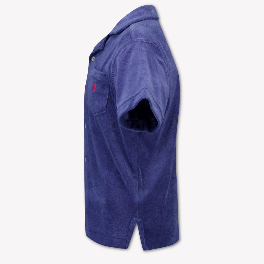 Ralph Lauren Kids Boys Blouse In Navy