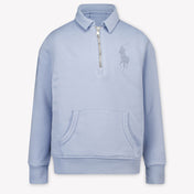Ralph Lauren Kids Boys Sweater In Light Blue