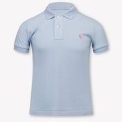 Ralph Lauren Kids Boys Polo In Light Blue