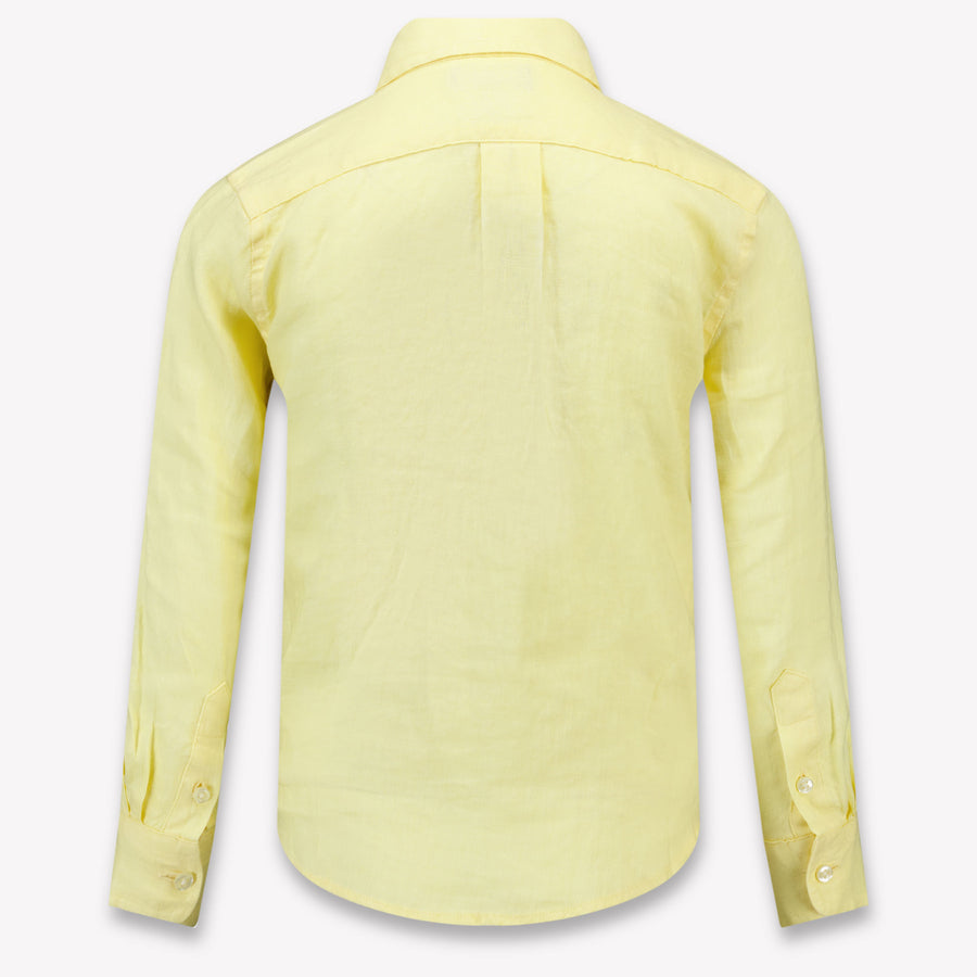 Ralph Lauren Kids Boys Blouse In Yellow