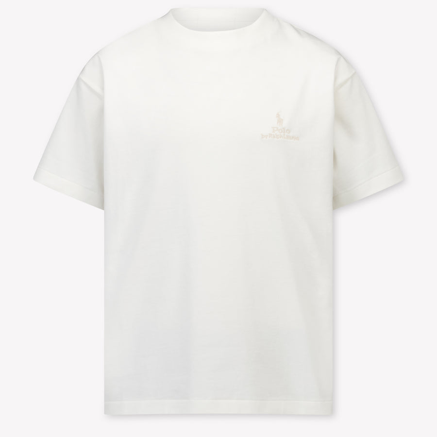 Ralph Lauren Kinder Jongens T-Shirt In Wit