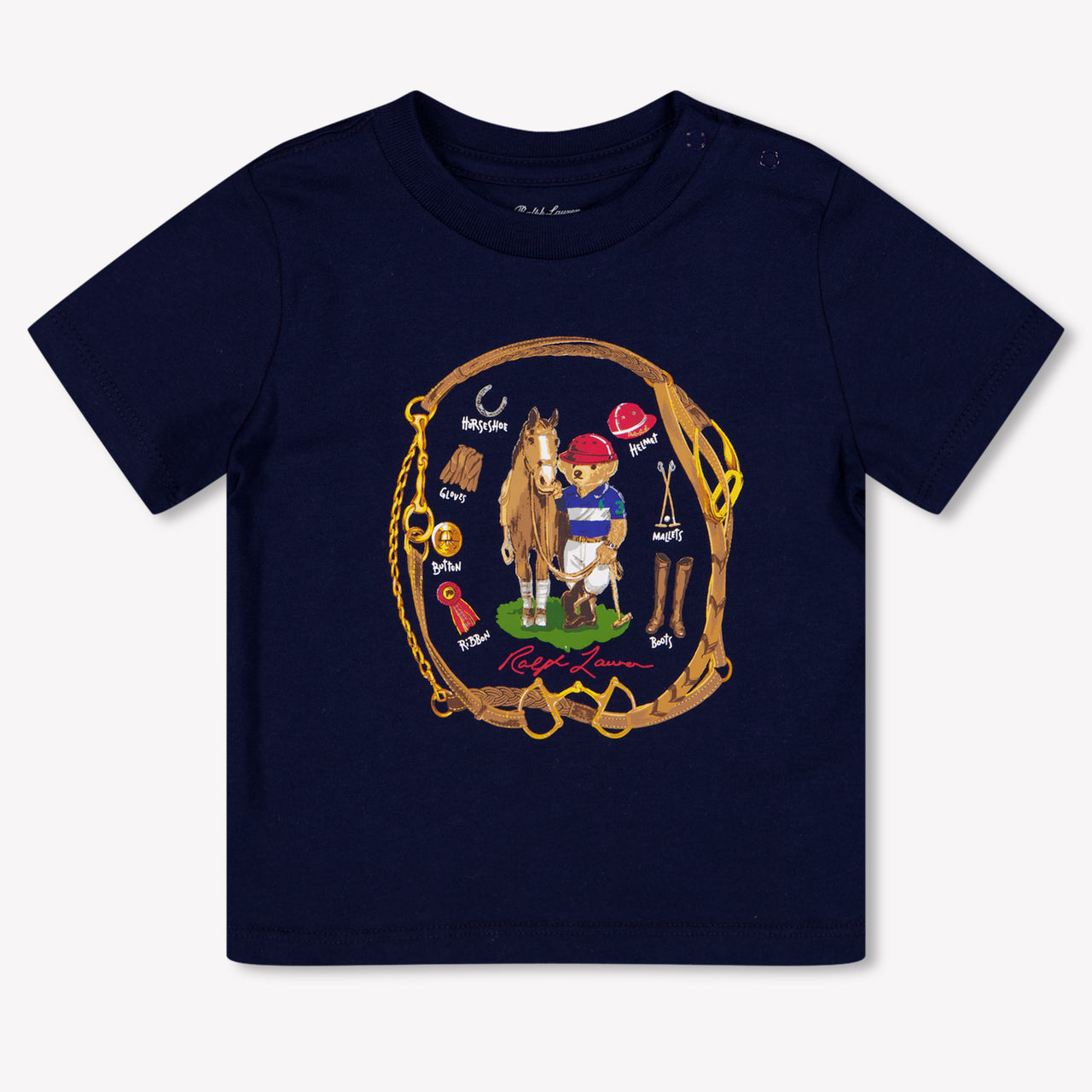 Ralph Lauren Baby Jongens T-Shirt In Navy
