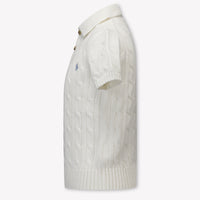 Ralph Lauren Kids Boys Polo In White
