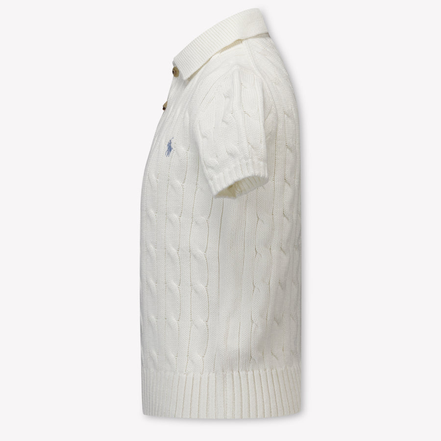 Ralph Lauren Kids Boys Polo In White