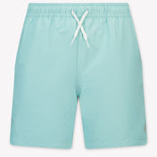 Ralph Lauren Kids Boys Swimwear In Turquoise
