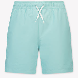 Ralph Lauren Kids Boys Swimwear In Turquoise
