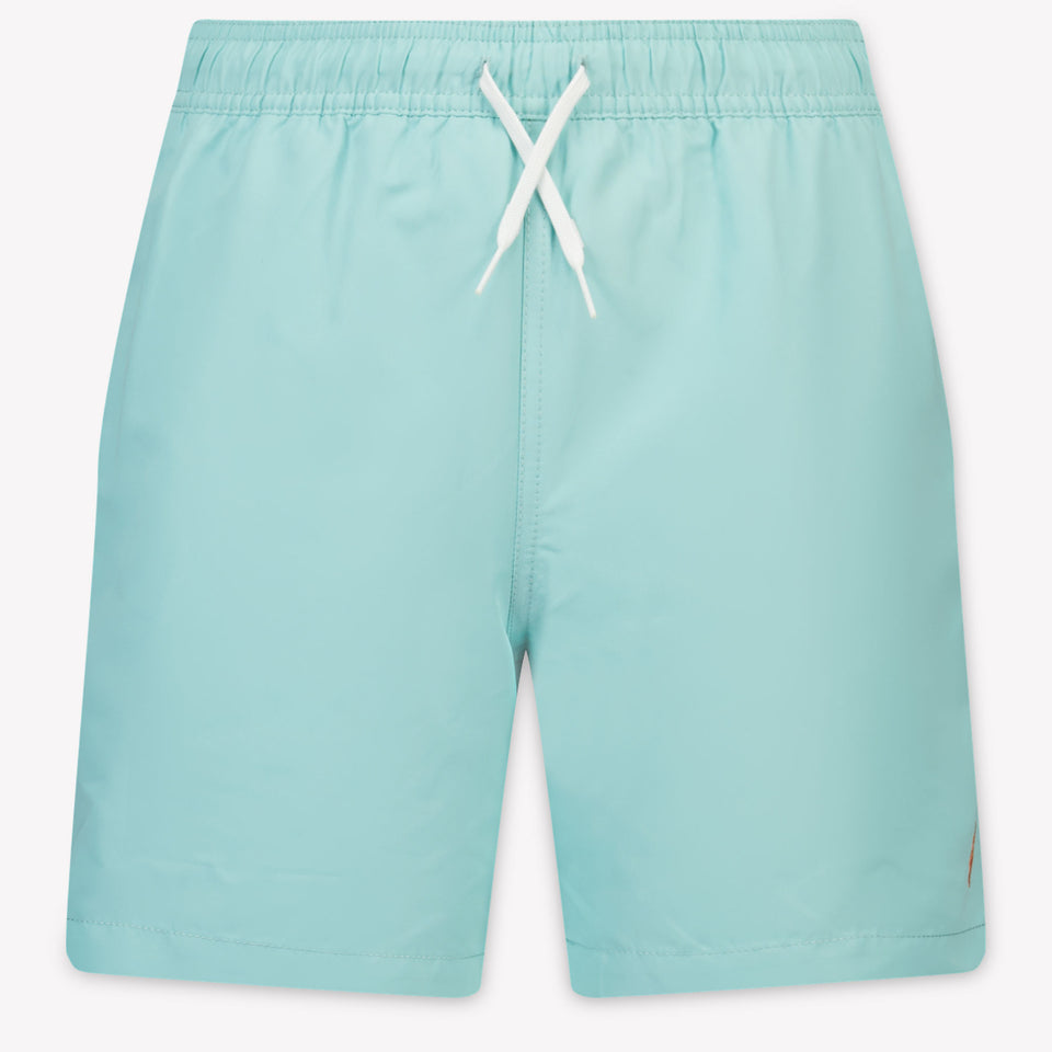 Ralph Lauren Kids Boys Swimwear In Turquoise