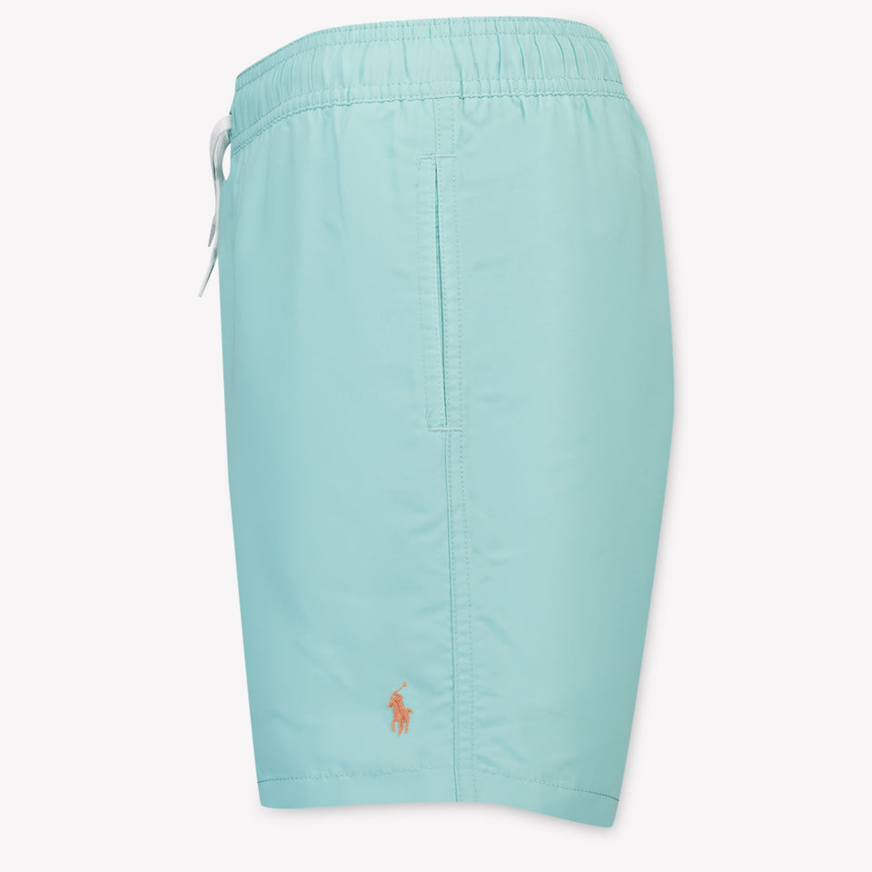 Ralph Lauren Kids Boys Swimwear In Turquoise