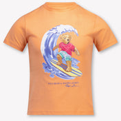 Ralph Lauren Kinder Jongens T-Shirt In Zalm