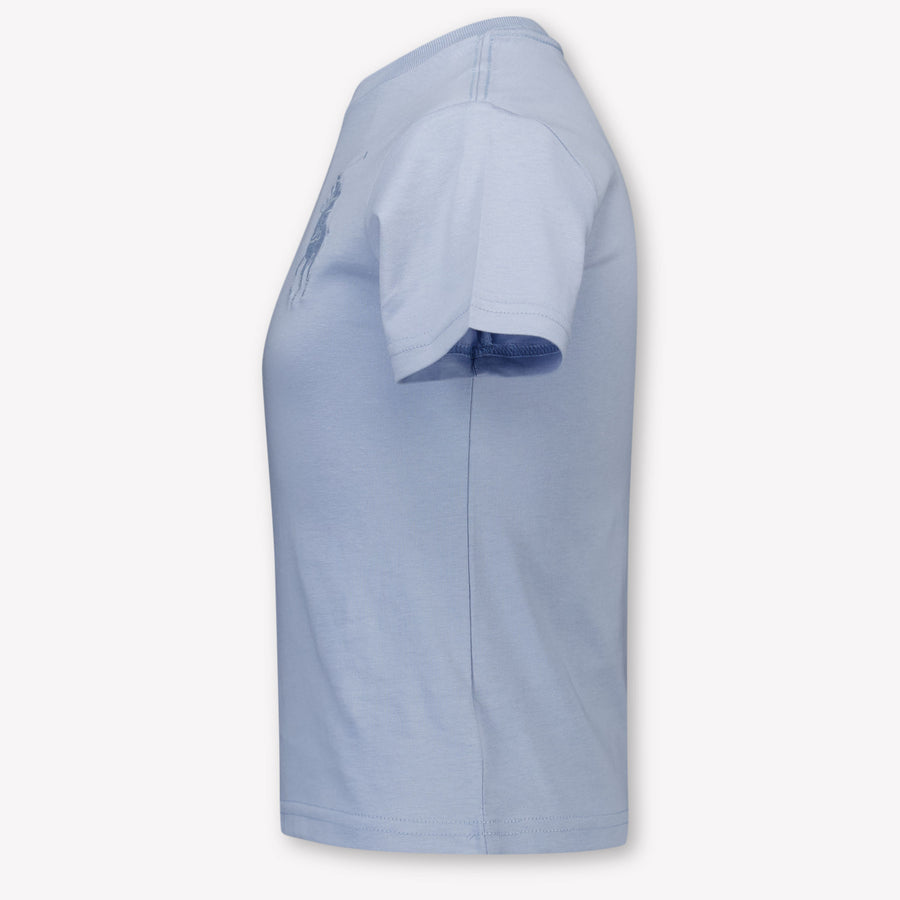 Ralph Lauren Kids Boys T-Shirt In Light Blue