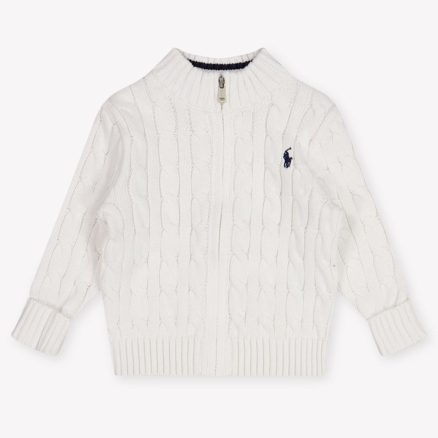 Ralph Lauren Baby Jongens Trui In Wit