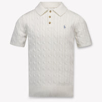 Ralph Lauren Kids Boys Polo In White