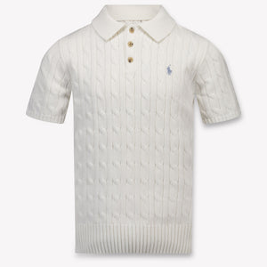 Ralph Lauren Kids Boys Polo In White