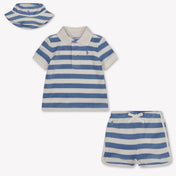 Ralph Lauren Baby Jongens Setje In Licht Blauw