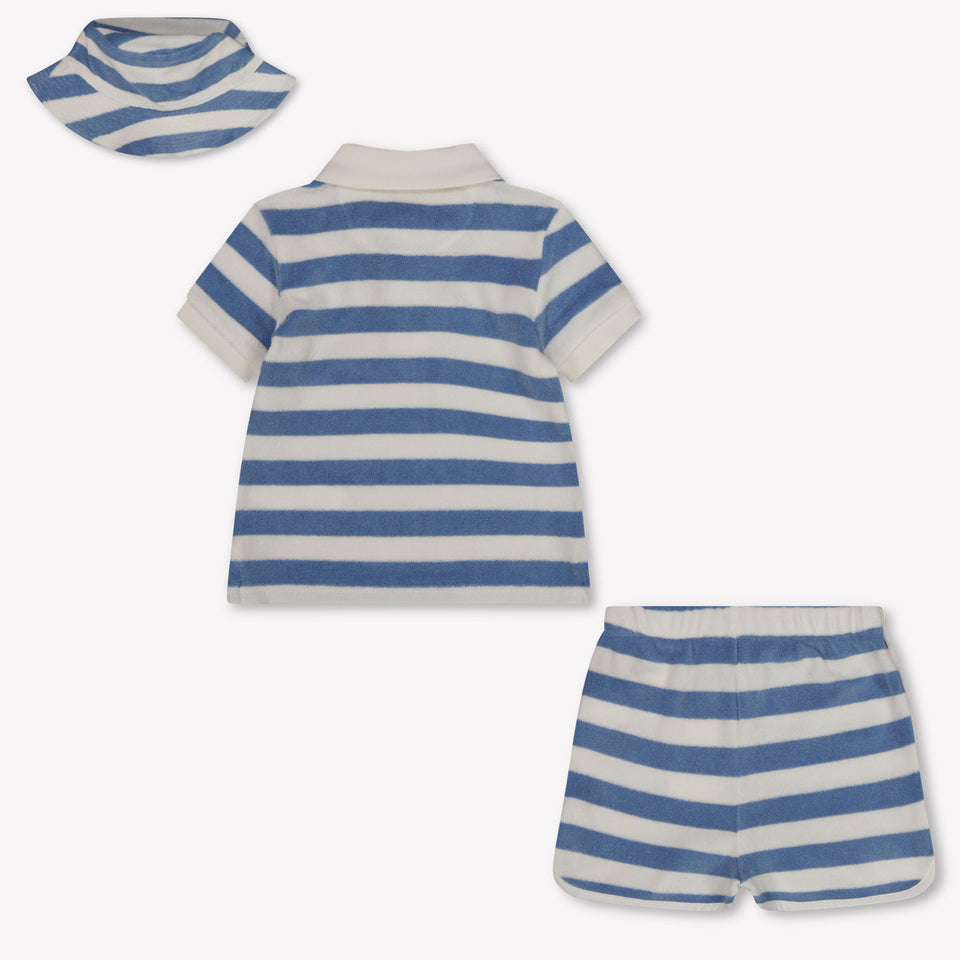 Ralph Lauren Baby Jongens Setje In Licht Blauw