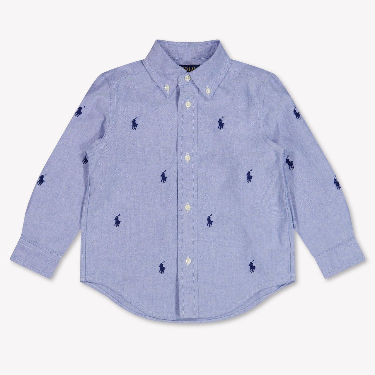 Ralph Lauren Kinder Jongens Blouse In Licht Blauw