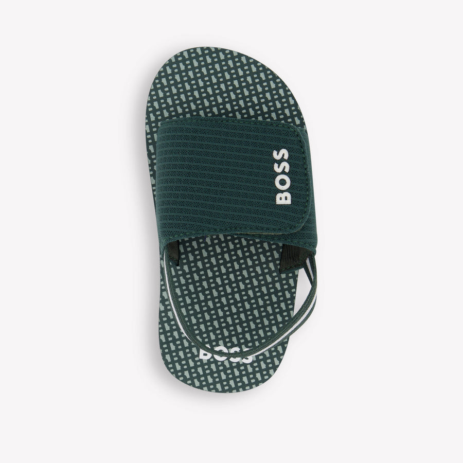 Boss Boys Flipflops In Green