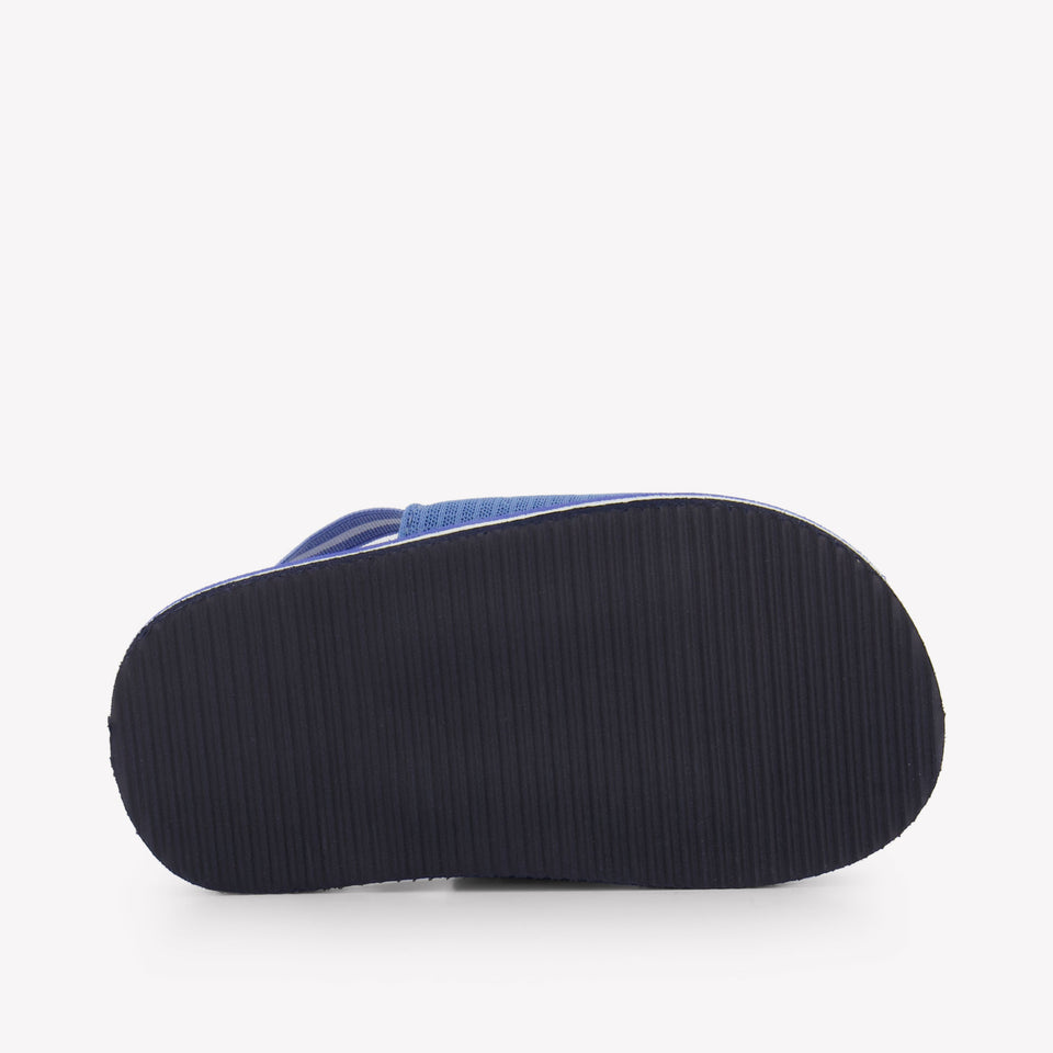 Boss Jongens Slippers In Licht Blauw