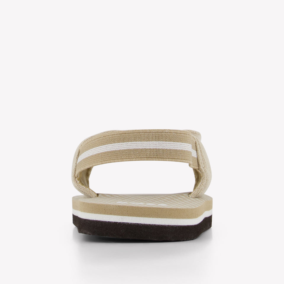 Boss Jongens Slippers In Beige