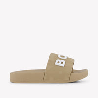 Boss Boys Flipflops In Beige