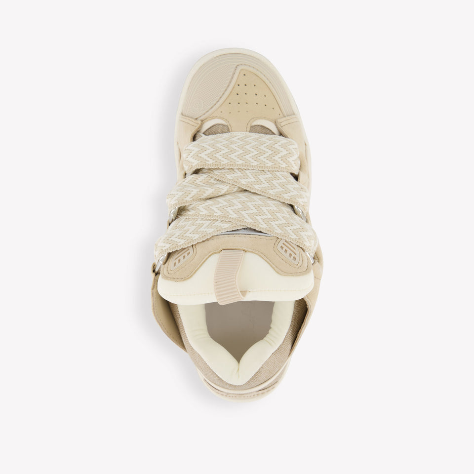 Lanvin Unisex Sneakers In Beige