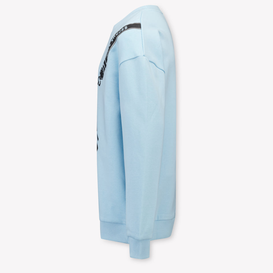 Marc Jacobs Kids Girls Sweater In Light Blue