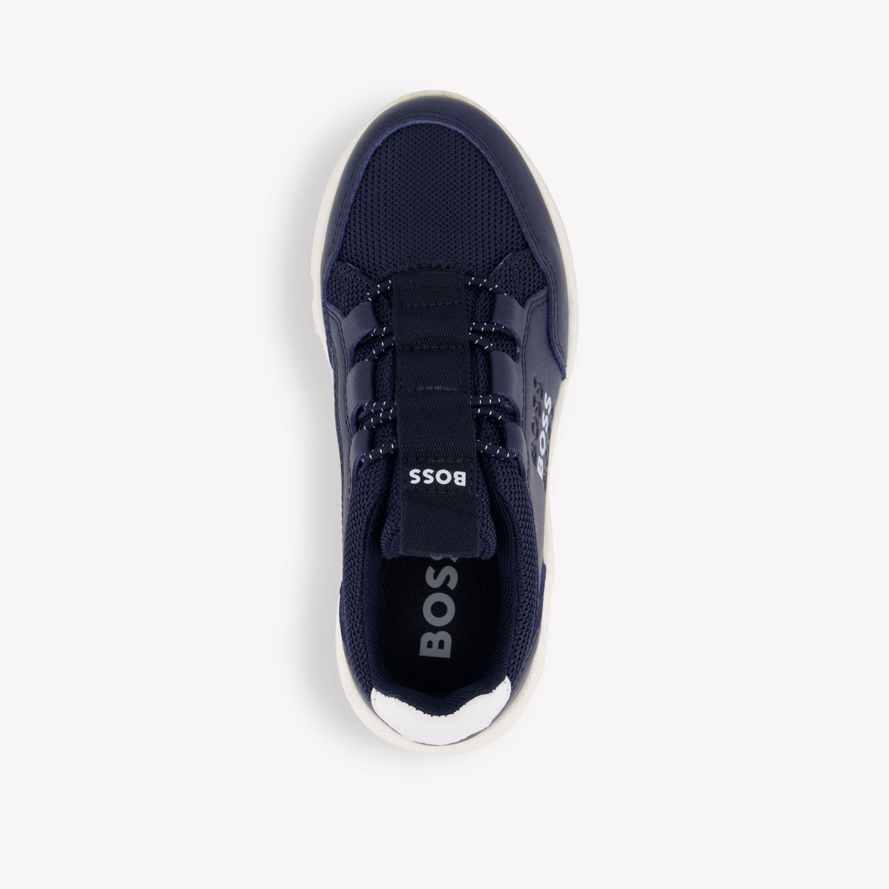 Boss Boys Sneakers In Navy
