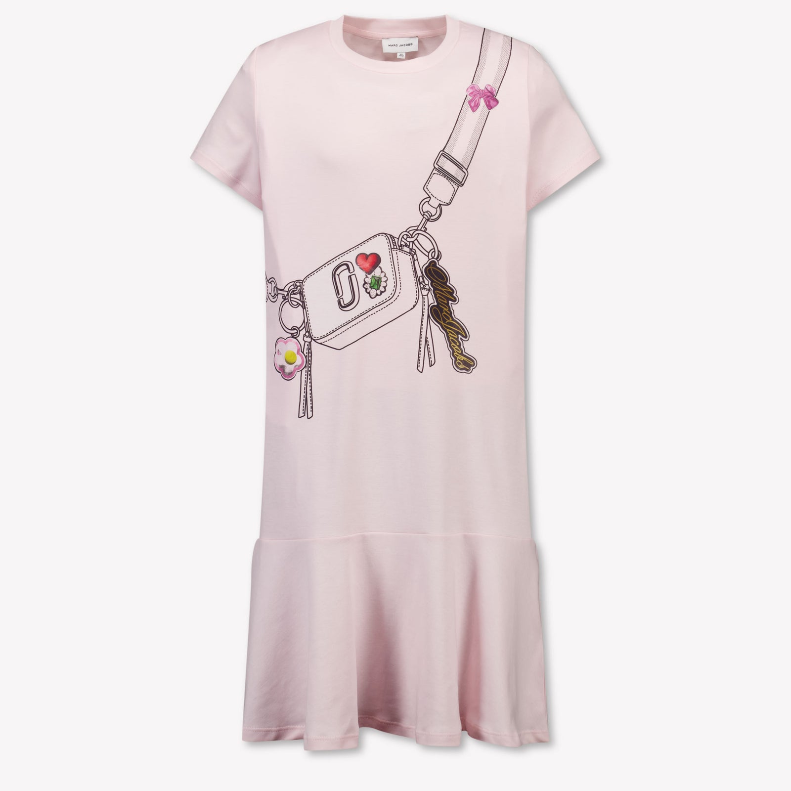Marc Jacobs Kids Girls Dress In Light Pink
