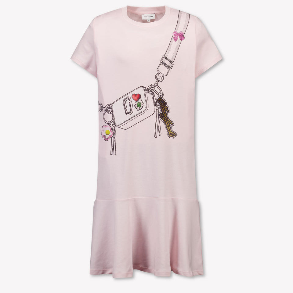 Marc Jacobs Kids Girls Dress In Light Pink