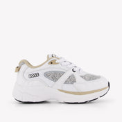 Boss Jongens Sneakers In Wit