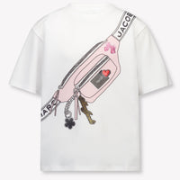 Marc Jacobs Kids Girls T-Shirt In White