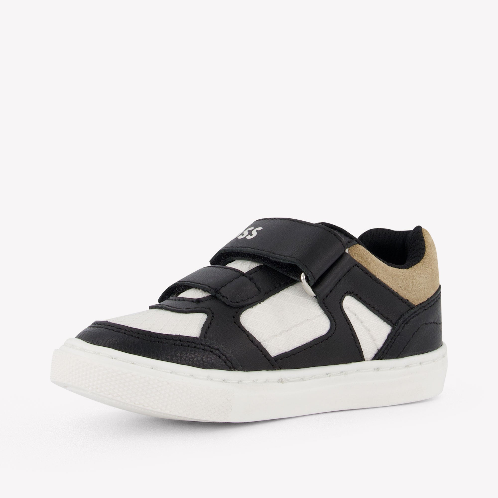 Boss Jongens Sneakers In Zwart