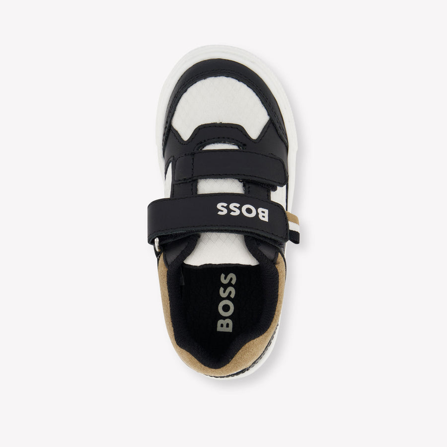 Boss Boys Sneakers In Black